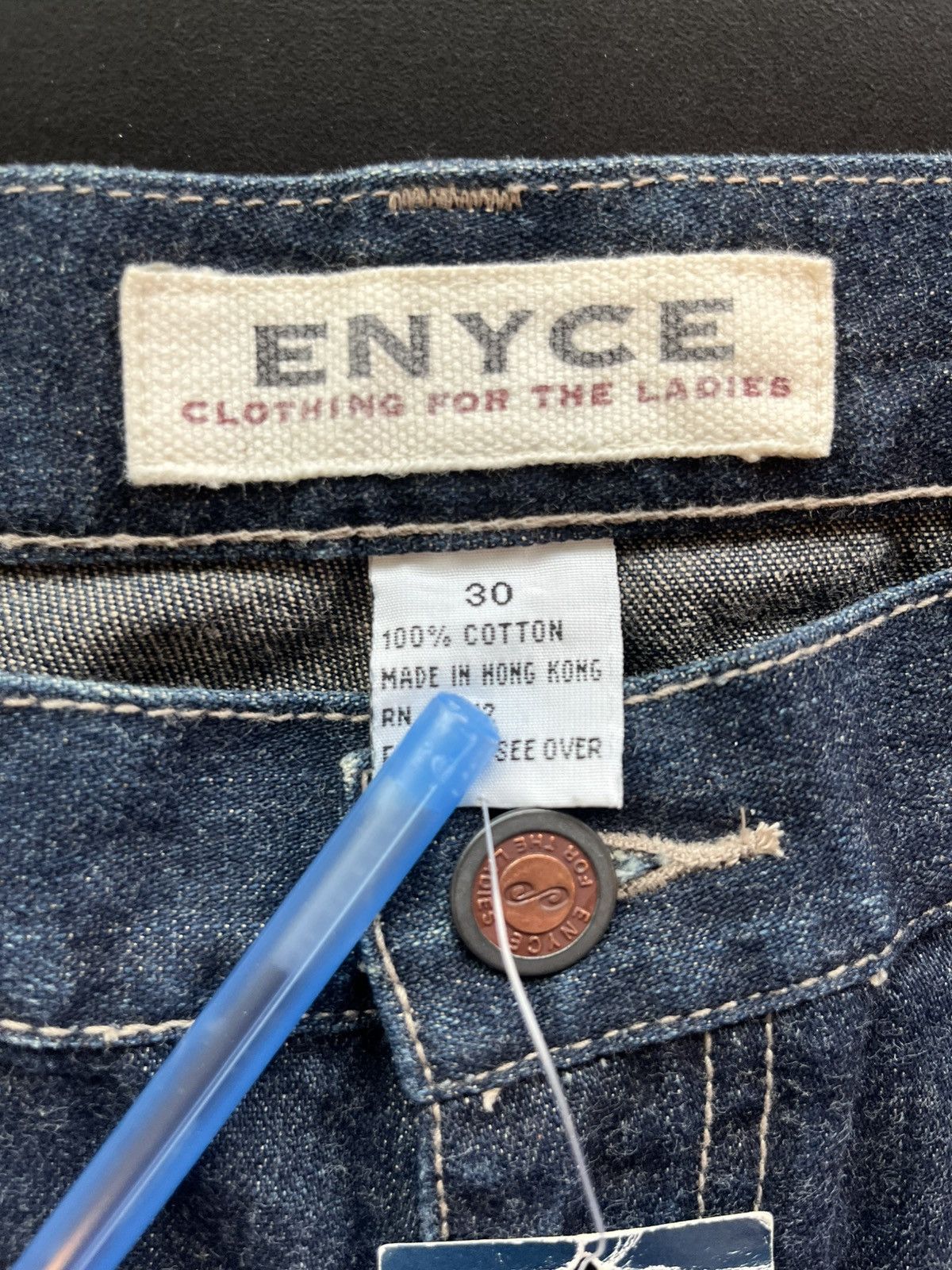 Enyce × Vintage Y2K enyce double knee denim jeans Size 30" / US 8 / IT 44 - 3 Thumbnail