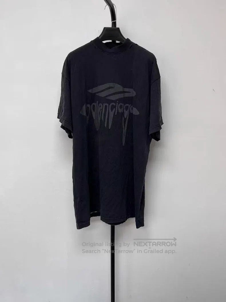 Balenciaga Oversized Round Neck Short Sleeve T-Shirt