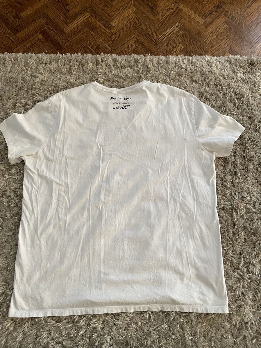 Armani Exchange Armani Exchange x Katerina Vagia White Tee Size US XL / EU 56 / 4 - 9 Thumbnail