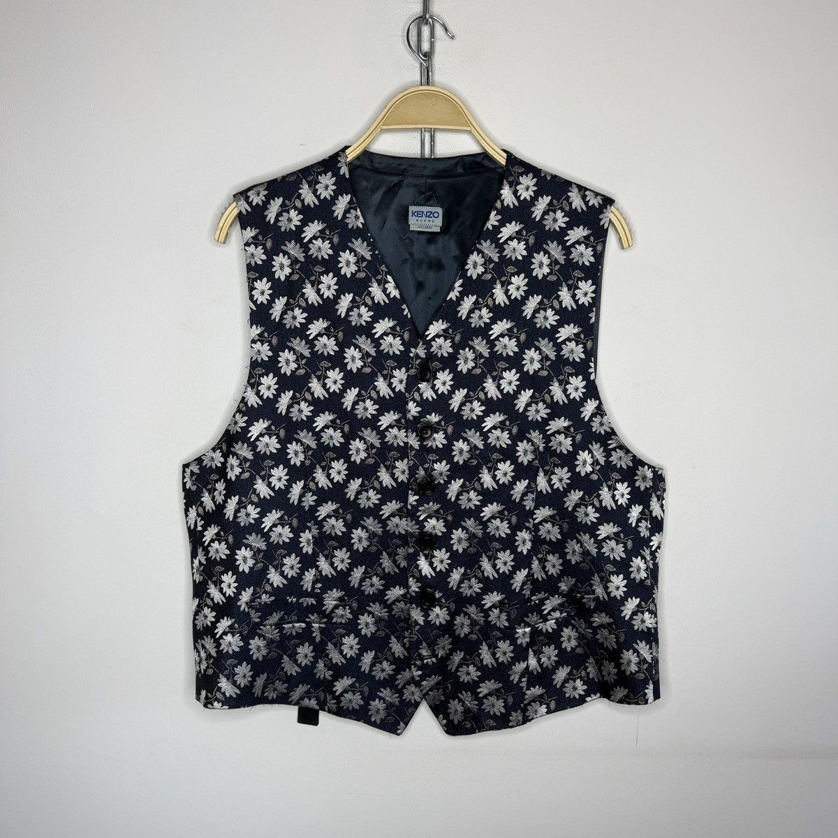 Kenzo Vintage silk Kenzo Vest Size 48R - 1 Thumbnail