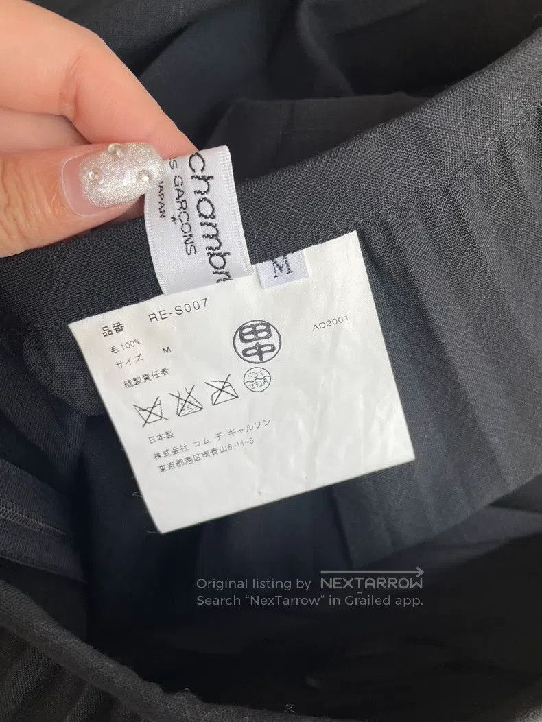 Comme des Garcons Comme Des Garcons size M Dark plaid pleated skirt Size 24" / US 00 / IT 34 - 9 Thumbnail