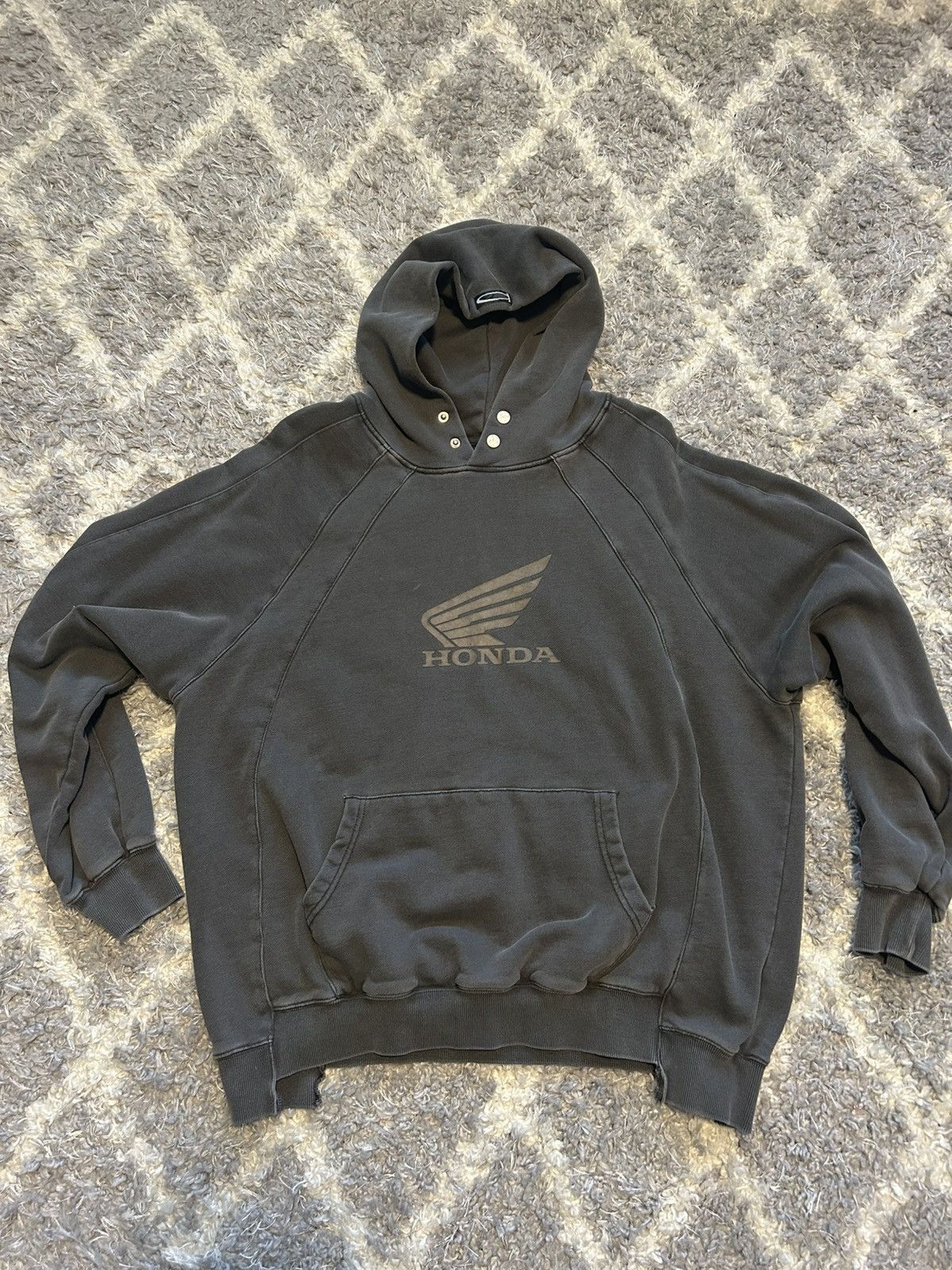 Honda Honda Gray Hoodie Size US XL / EU 56 / 4 - 1 Thumbnail