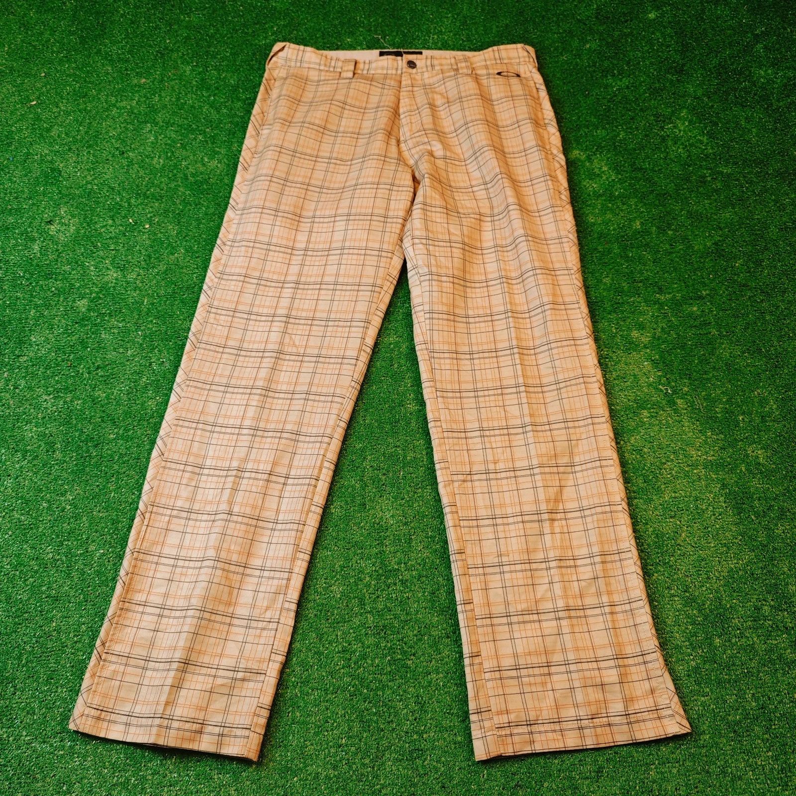 Oakley Oakley Pants Mens W34 L33 straight plaid golf trousers y2k Size US 34 / EU 50 - 2 Thumbnail