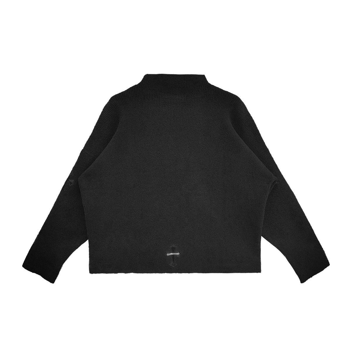 Chrome Hearts Chrome Hearts Pony Hair Cross Patch Knitted Sweater Size M / US 6-8 / IT 42-44 - 2 Thumbnail