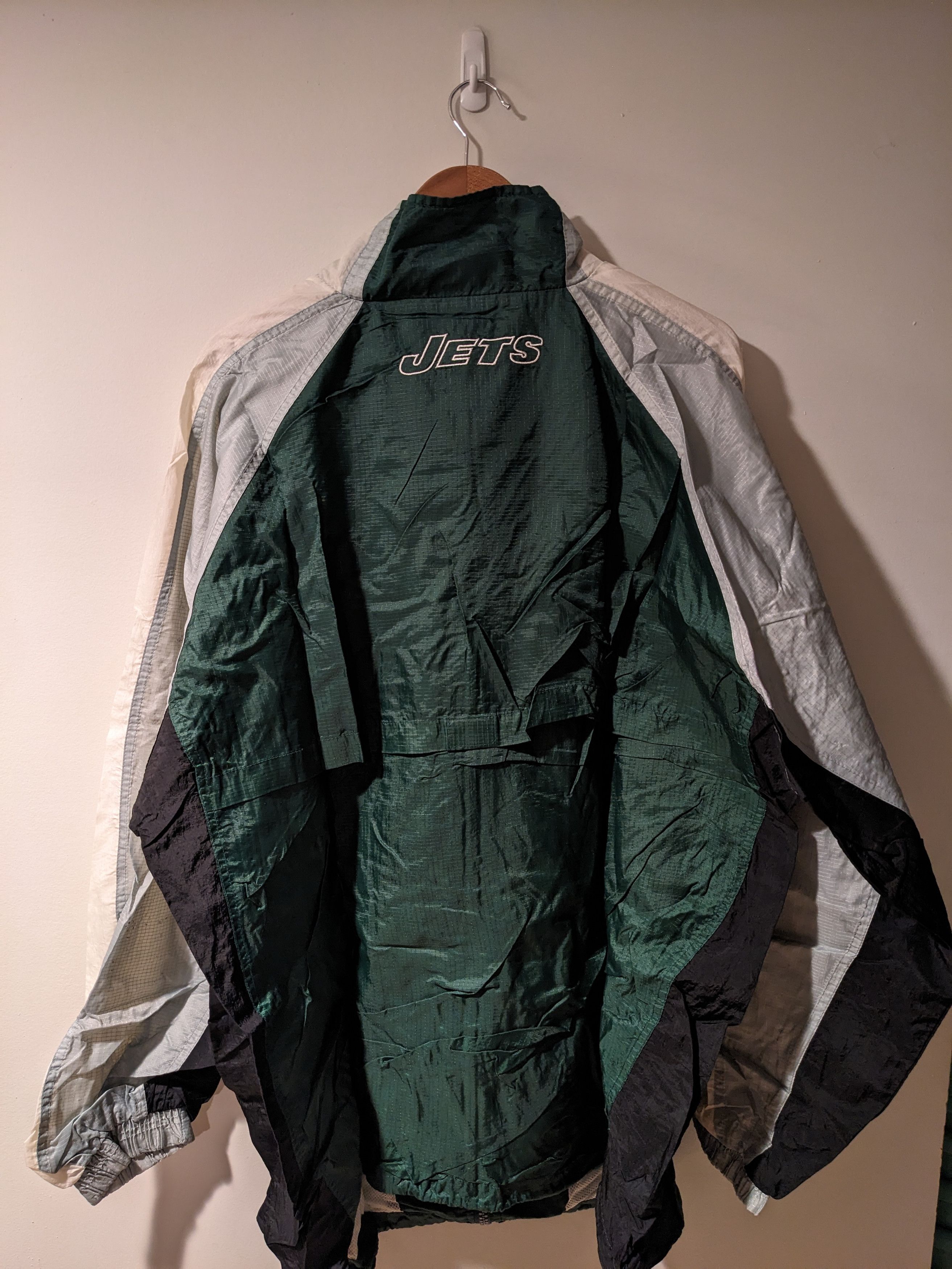 NFL × Starter × Vintage Vintage 90s New York Jets NFL Football Starter Windbreaker Size US XXL / EU 58 / 5 - 6 Thumbnail