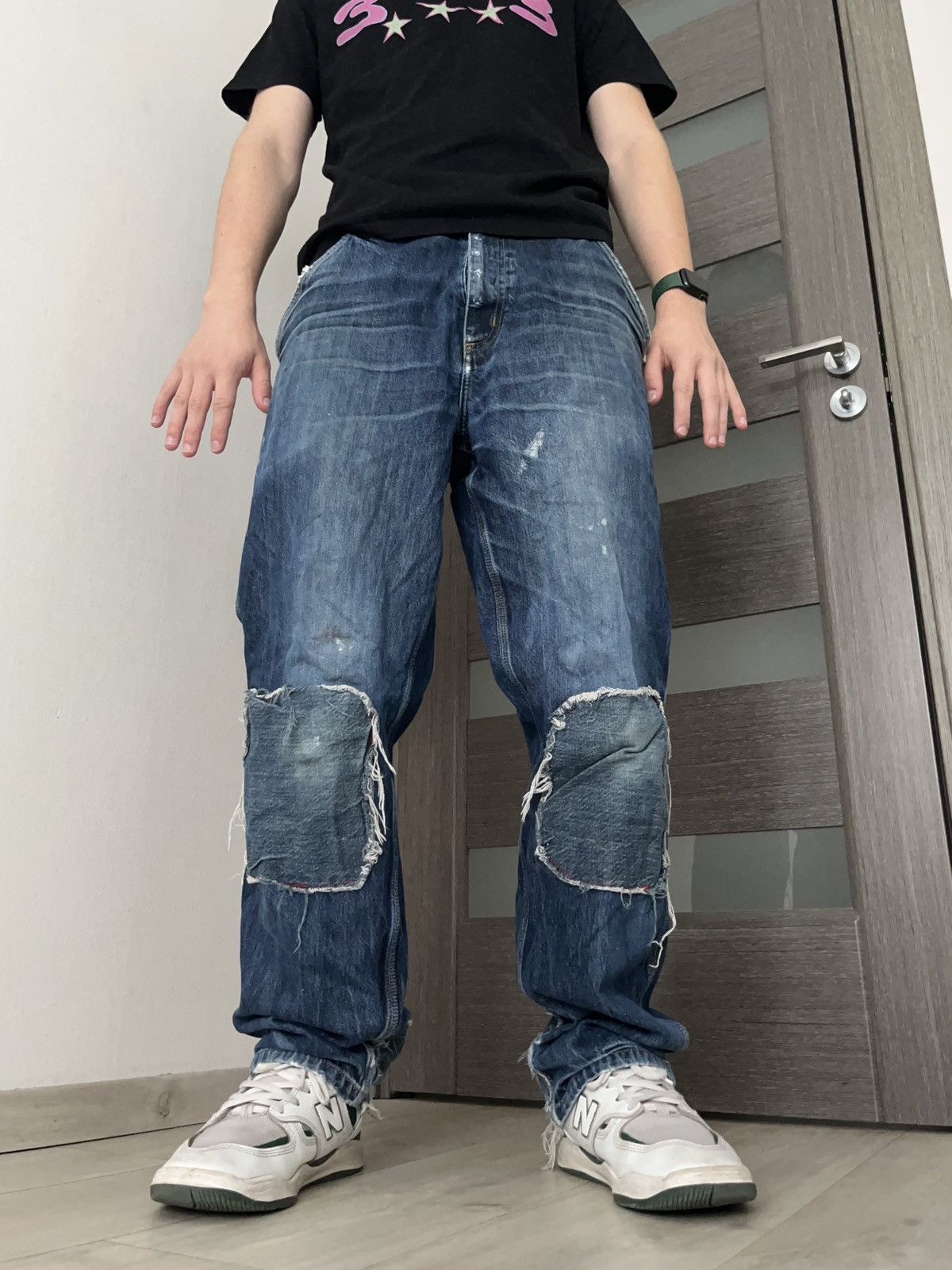 Carhartt 🔥90's Carhartt Double Knee Faded Y2k Carpenters Work Jeans Size US 32 / EU 48 - 7 Thumbnail