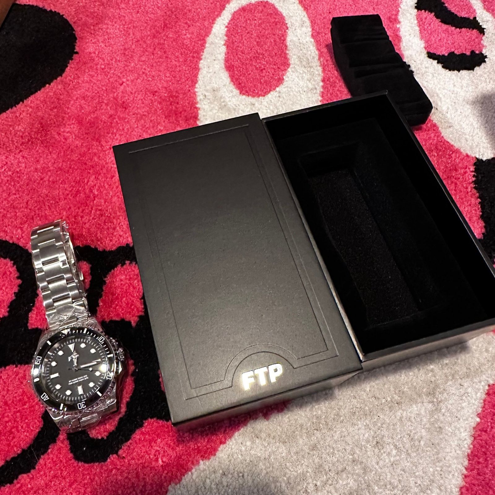 Fuck The Population FTP 2025-BSFU-FTP Timepiece Watch – 41mm – Black Size ONE SIZE - 9 Thumbnail