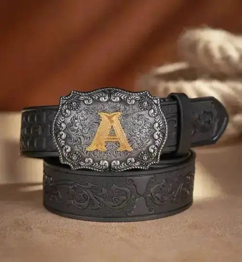 Other Leather A Buckle PU Leather Belt Size ONE SIZE - 1 Thumbnail
