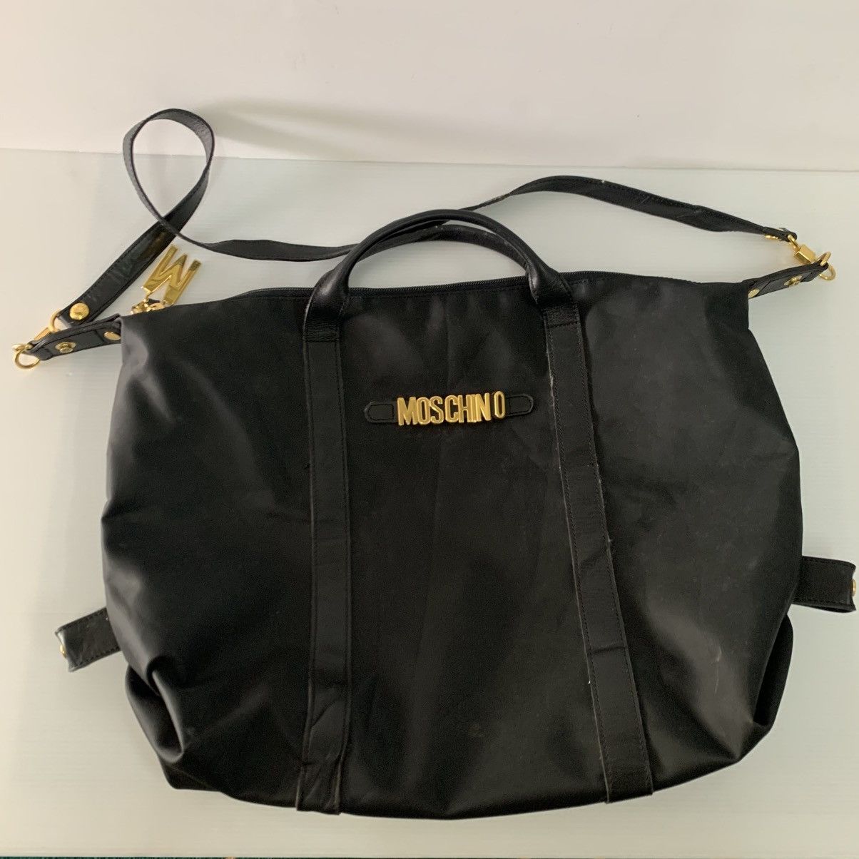 Moschino Moschino Canvas Travel Bag Size ONE SIZE - 12 Thumbnail