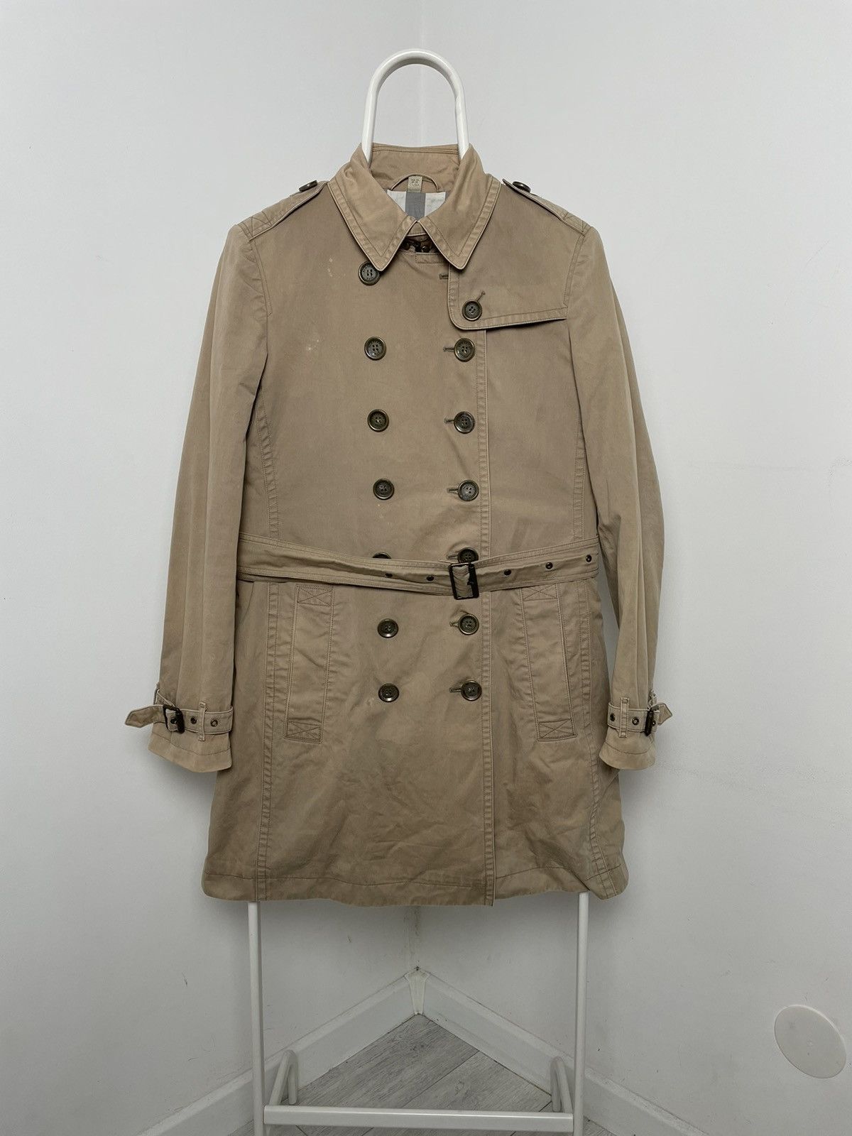 Burberry Burberry-Brit Trench Coat nova check Beige UK 10 USA 8 Size US XS / EU 42 / 0 - 3 Thumbnail