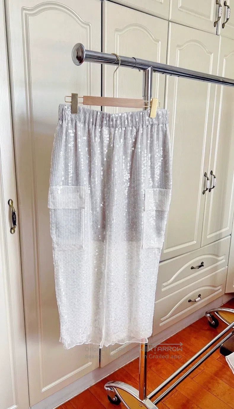 Brunello Cucinelli Brunello Cucinelli Sequin Silk Fairy Skirt Size 27" / US 4 / IT 40 - 2 Thumbnail