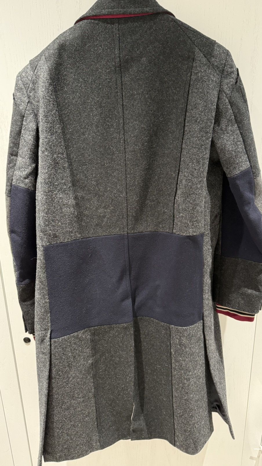 Valentino Valentino Re-Sew Patchwork Single-breasted Wool Coat F/W2020 Size US S / EU 44-46 / 1 - 5 Thumbnail