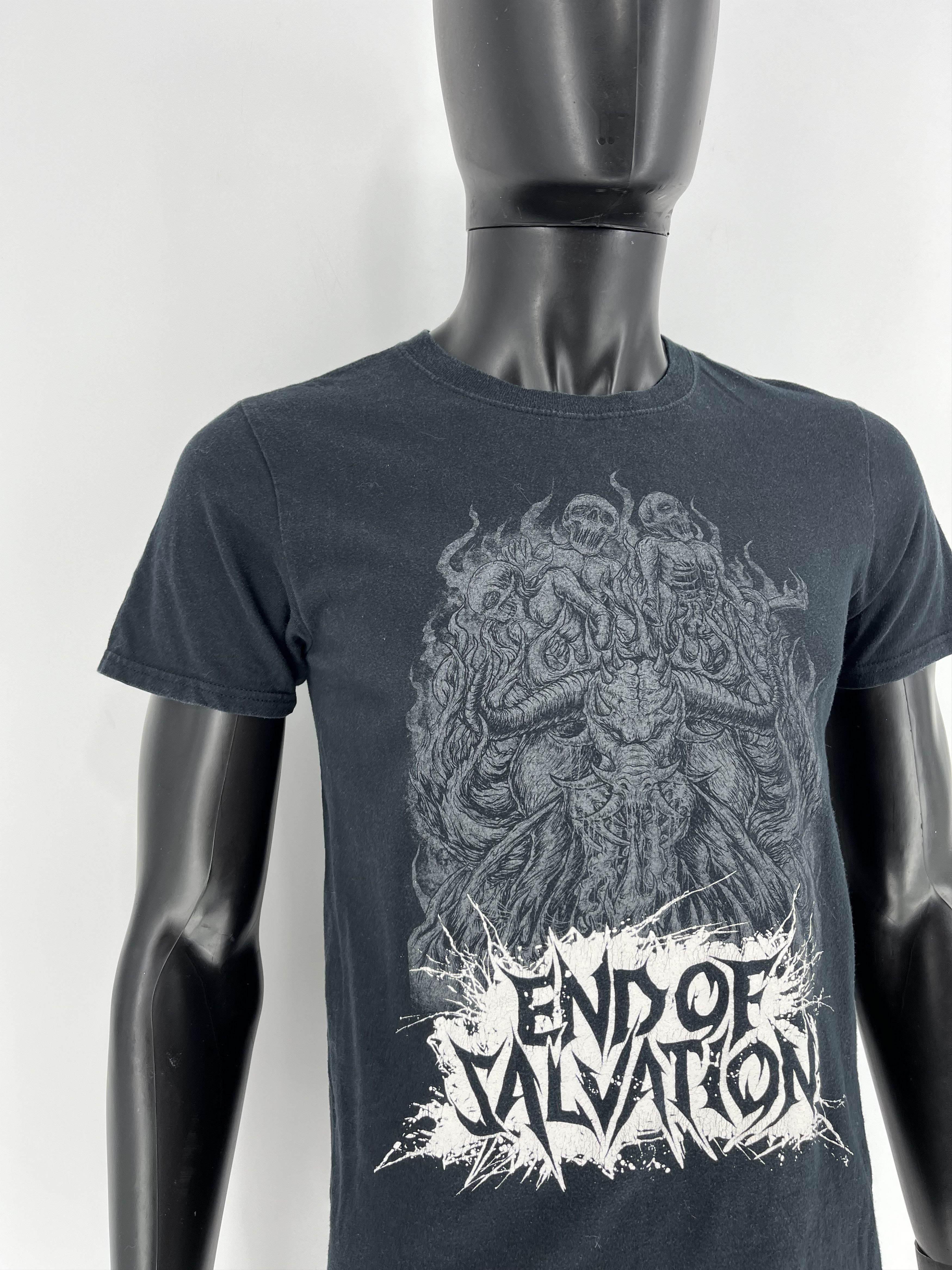 Band Tees × Vintage Vintage Y2k Washed AvantGarde Tribal Tee END OF SALVATION Size US S / EU 44-46 / 1 - 6 Thumbnail