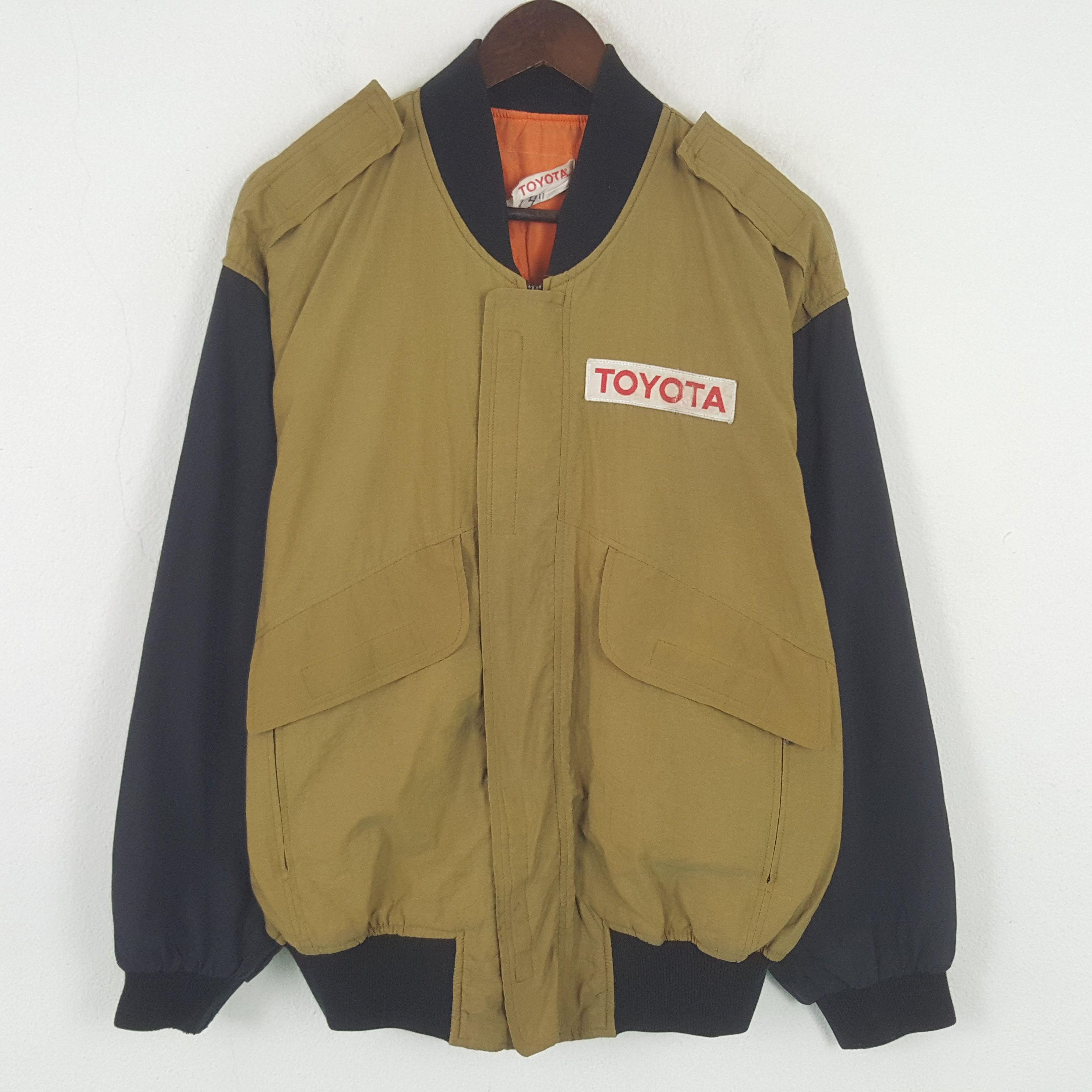 Vintage Vintage Toyota Tecno Racing Bombet Jacket Size US L / EU 52-54 / 3 - 3 Thumbnail