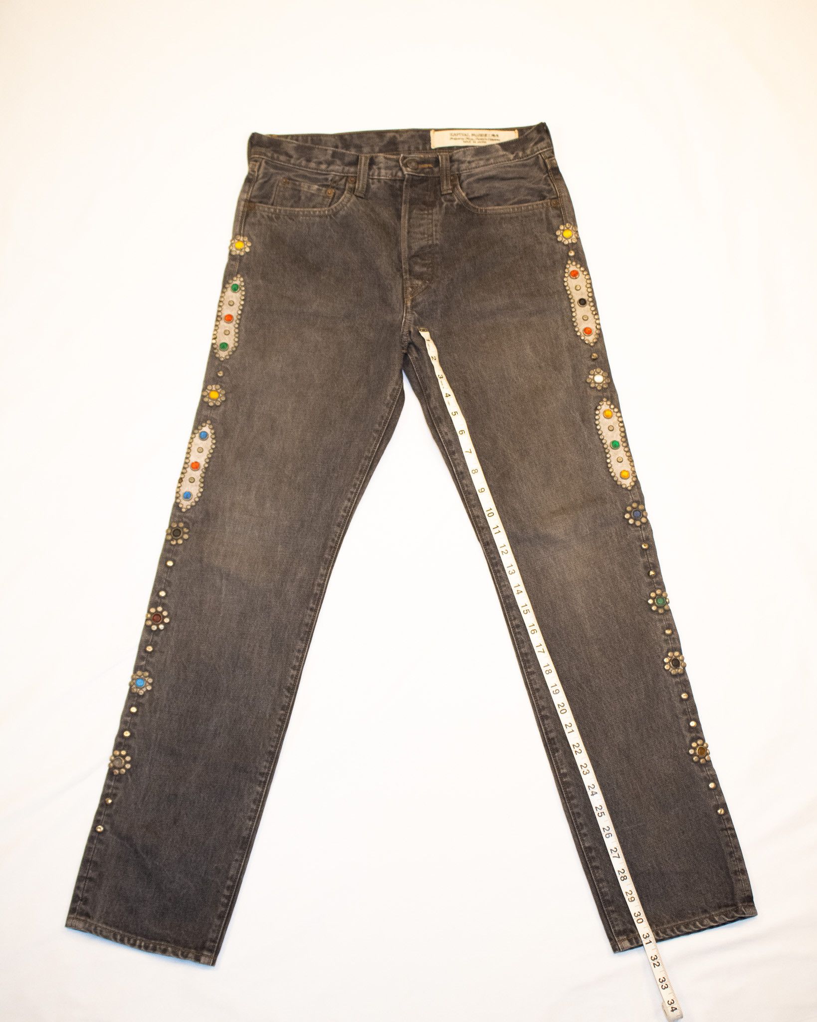 Kapital Kapital Rhinestone Denim Size US 30 / EU 46 - 3 Thumbnail