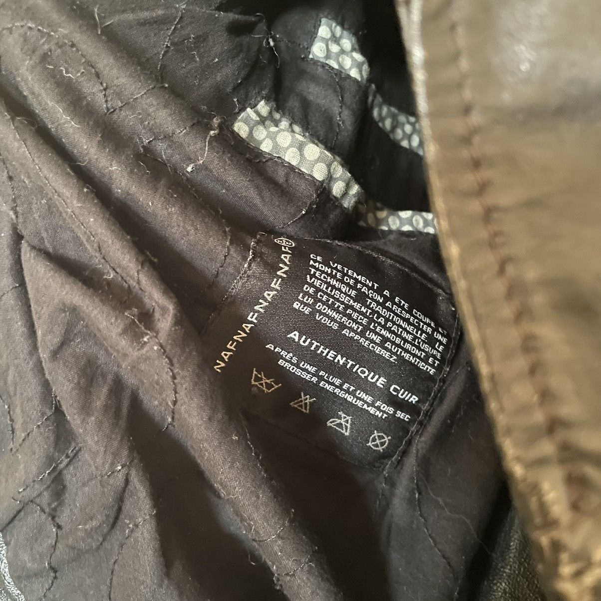 Vintage Vintage Crafted Cropped naf Leather Jacket Women’s Size 40 Size S / US 4 / IT 40 - 10 Thumbnail
