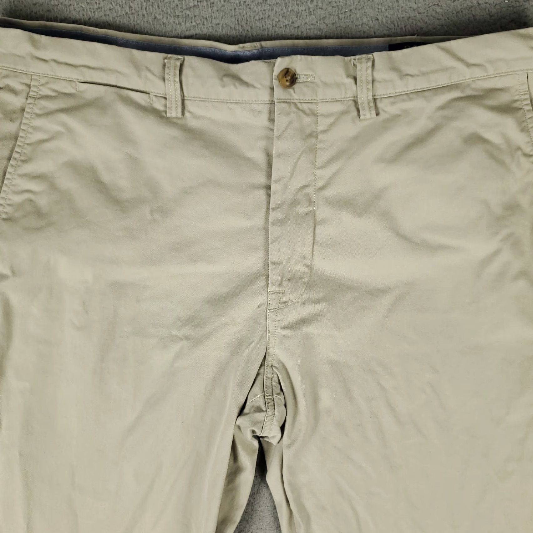Ralph Lauren Ralph Lauren Pants Mens 38x30.5 Beige Stretch Flat Front Chino Trousers Size US 38 / EU 54 - 2 Thumbnail