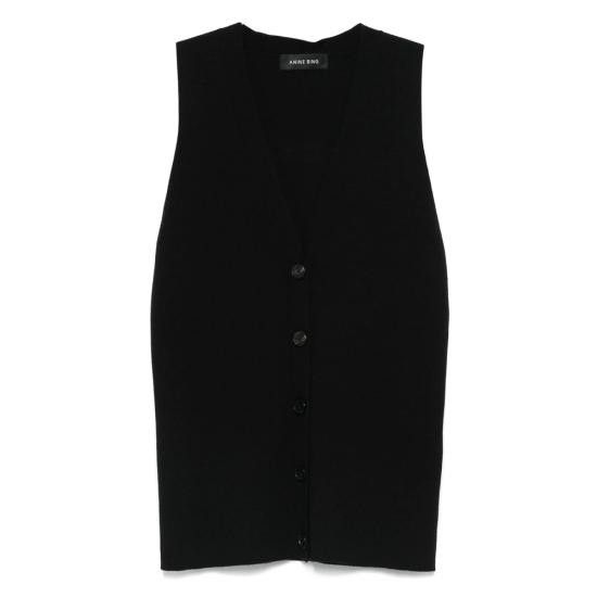 Anine Bing ANINE BING Women Tops A 09 10868 BLK1 BLACK Size S / US 4 / IT 40 - 1 Thumbnail