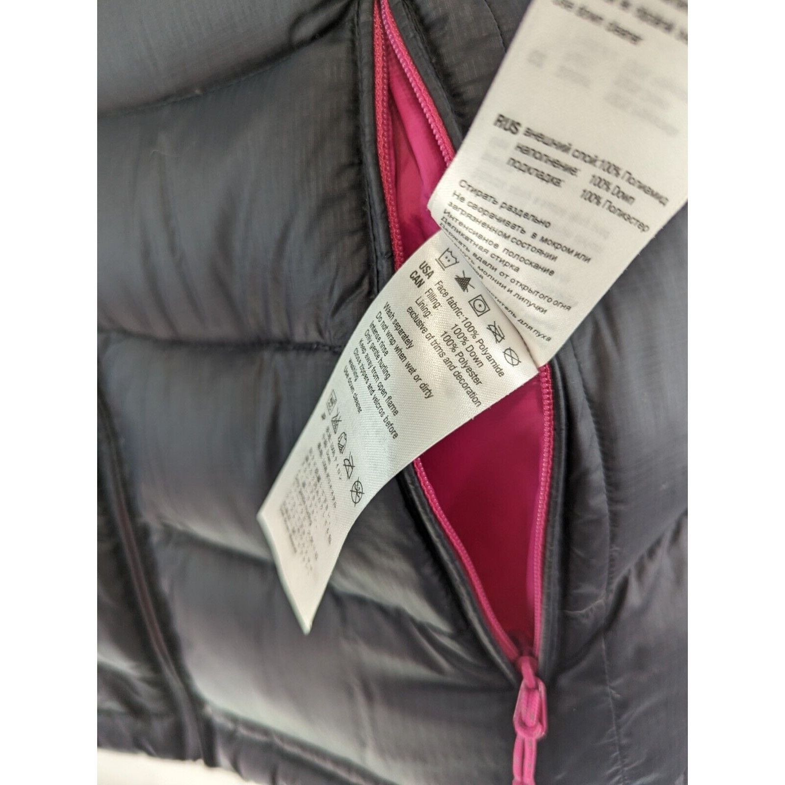 Mammut Mammut Down Vest Womens Small Puffer Pink Black 750 Fill Size S / US 4 / IT 40 - 11 Thumbnail