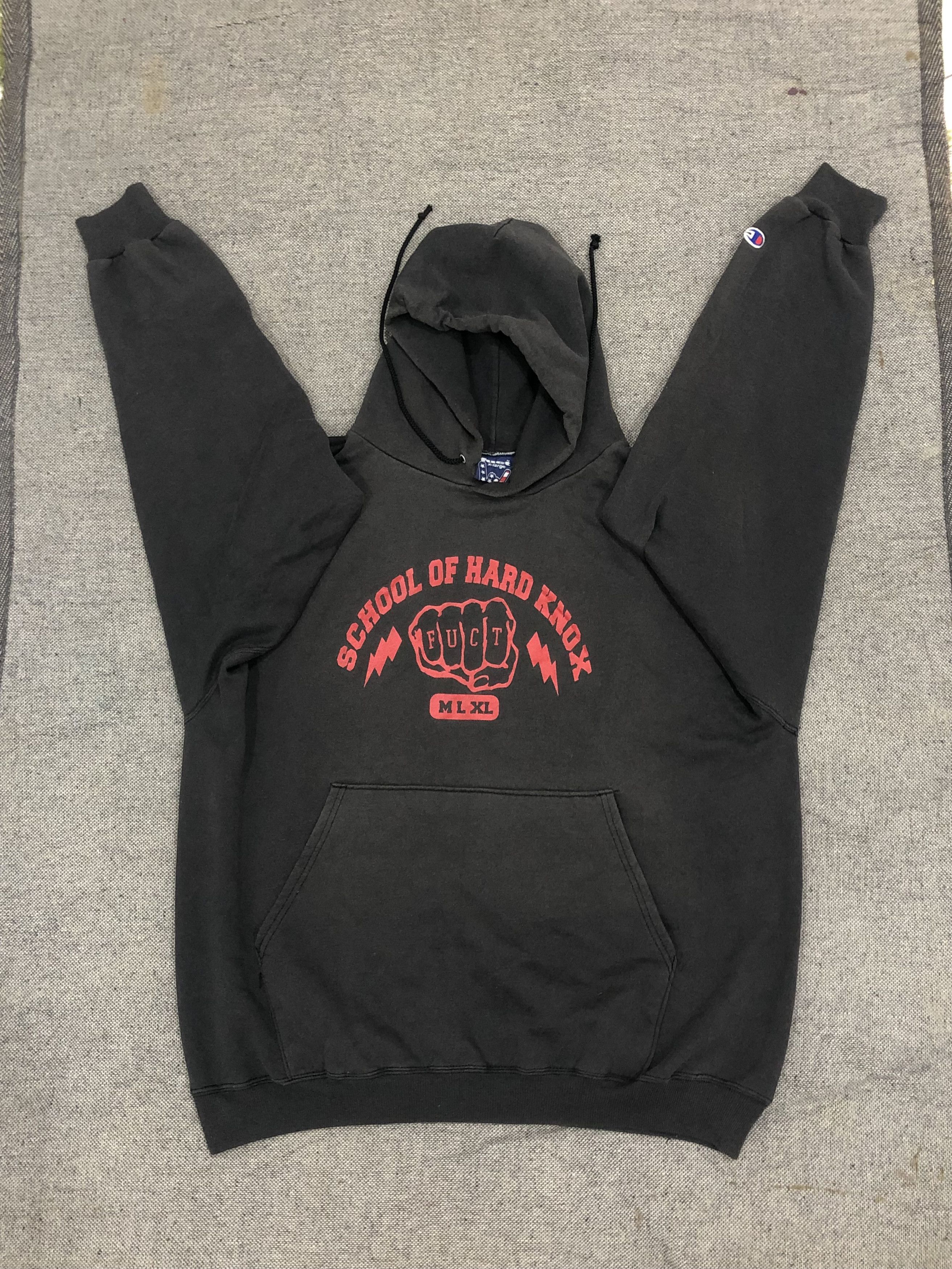 FUCT Rare FUCT School of Hard Knocks Hoodie Archive Streetwear Size US XL / EU 56 / 4 - 12 Thumbnail