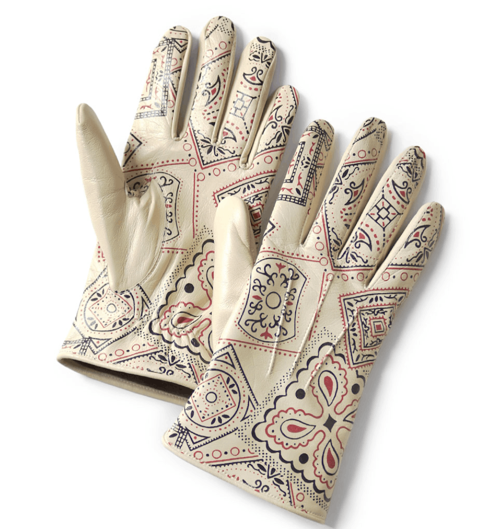 Kapital Leather COOKIE bandana glove Size ONE SIZE - 1 Thumbnail