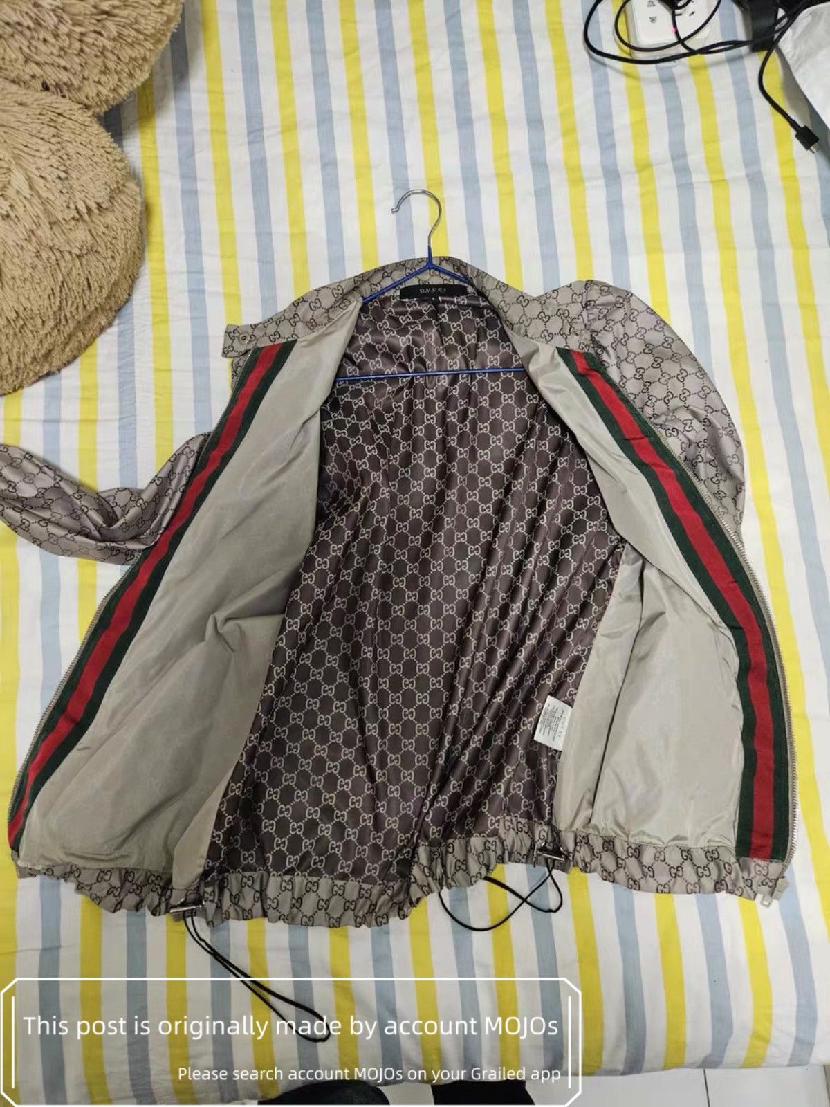Gucci Sz S Gucci Double Side Monogram Wind Stopper Jacket mojos134 Size US S / EU 44-46 / 1 - 4 Thumbnail