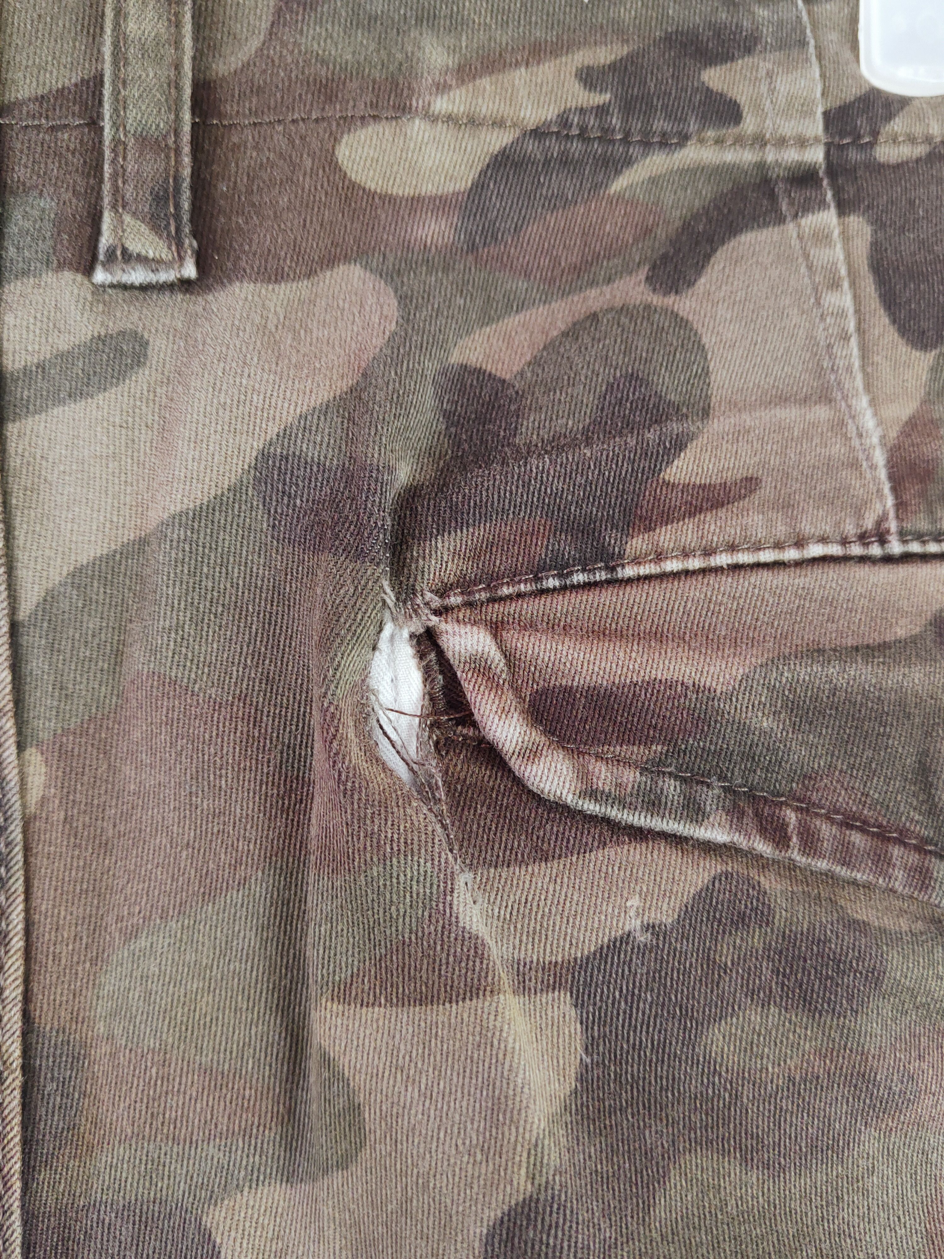 Japanese Brand Back Number Camouflage Multipocket Cargo Pants #W636 Size US 31 - 10 Thumbnail