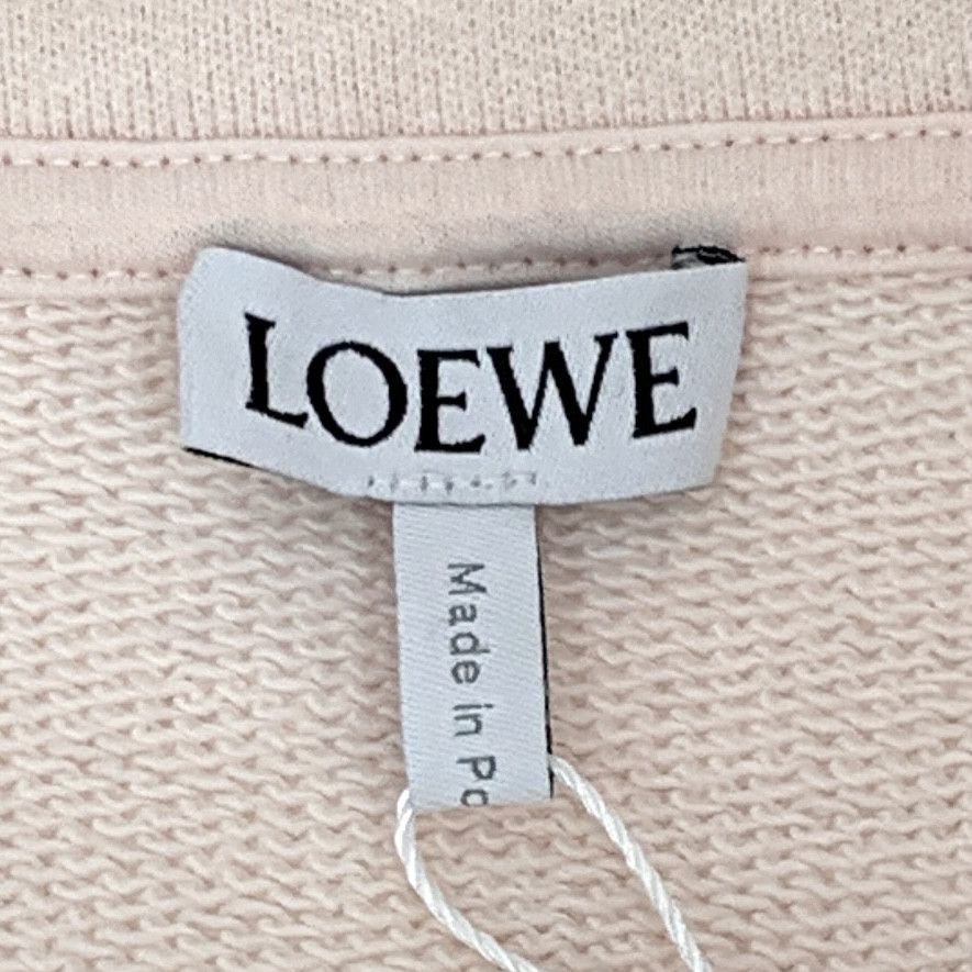 Loewe Loewe Floral Logo Hoodie Pink (S) Size S / US 4 / IT 40 - 8 Thumbnail