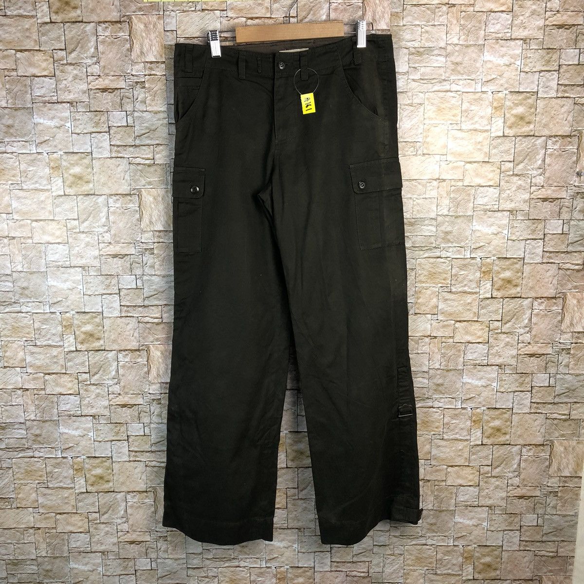 Japanese Brand Human Woman Green Cargo Multipocket Pants #A161 Size 29" - 1 Thumbnail