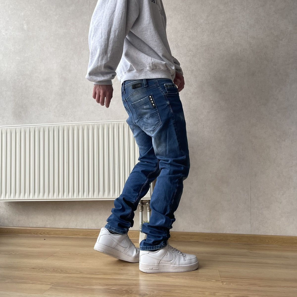 Diesel Vintage Diesel Distressed Studded Denim Jeans Size US 32 / EU 48 - 7 Thumbnail