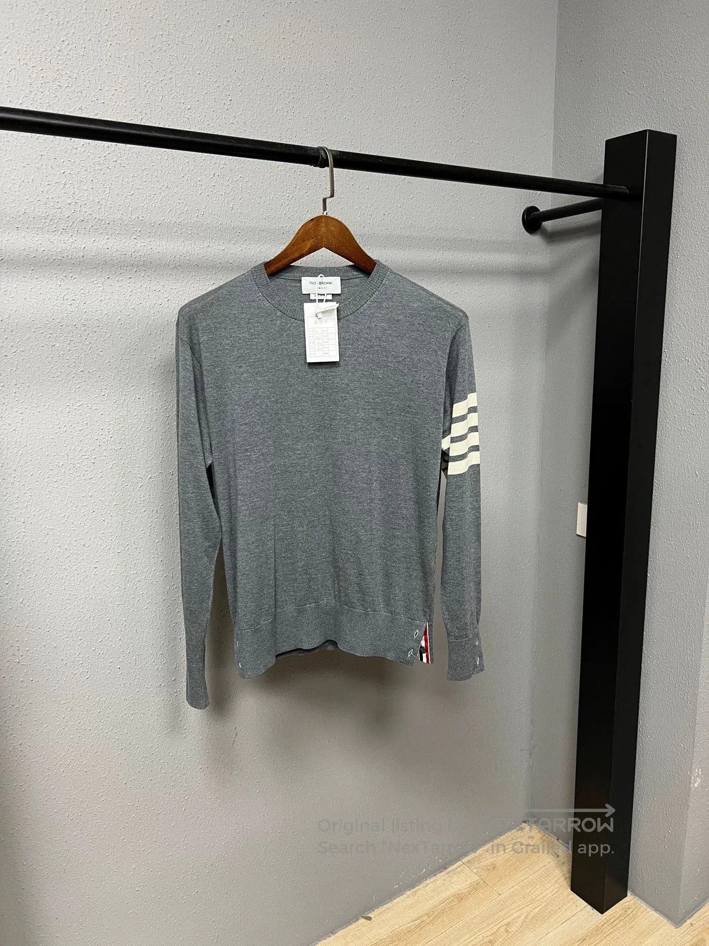 Thom Browne thom browne gray cashmere knit sweater. Size US M / EU 48-50 / 2 - 1 Thumbnail
