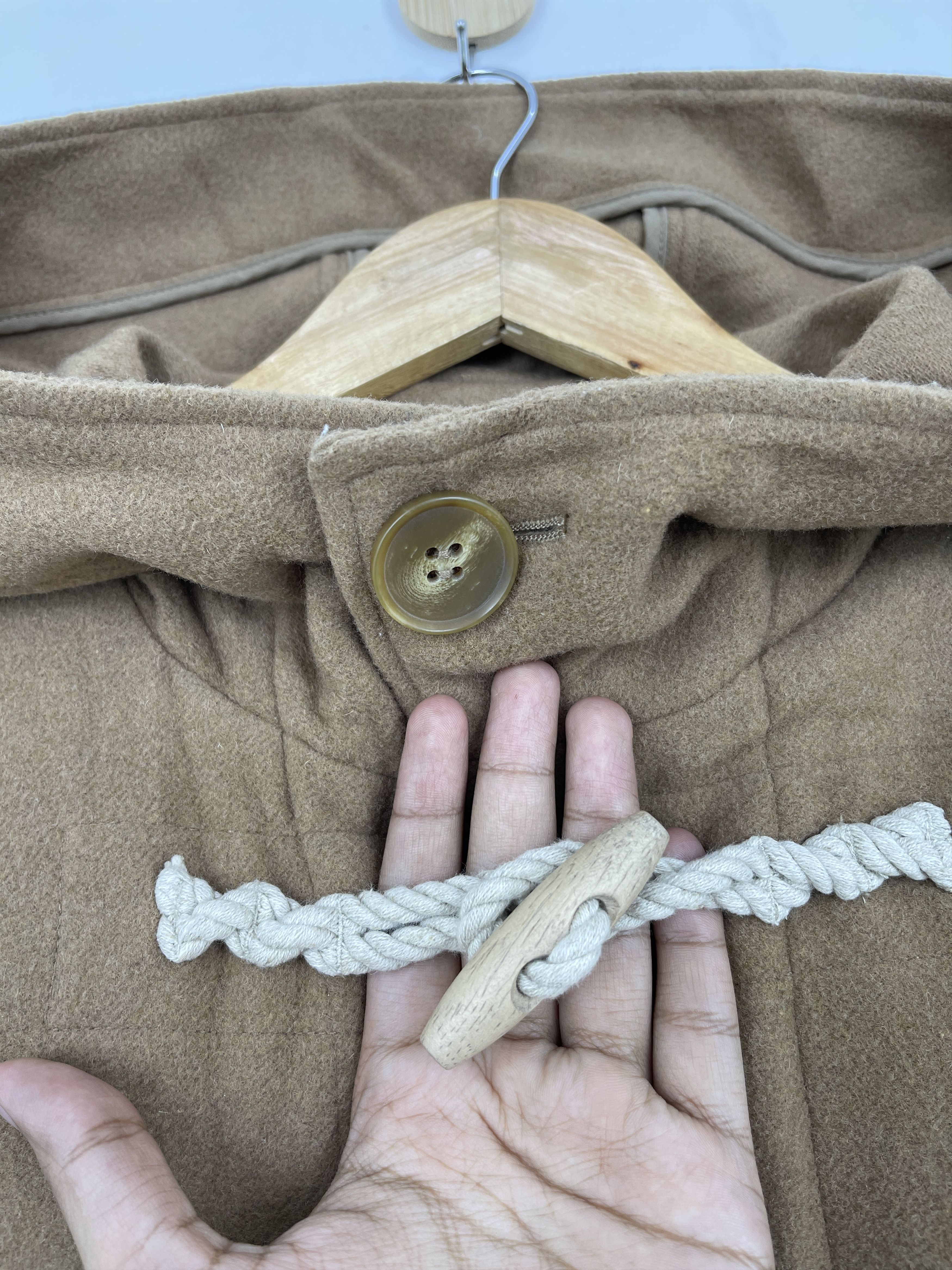 Japanese Brand Vintage Ungrid Japanese Hooded Dufle Coat JA0090 Size US S / EU 44-46 / 1 - 12 Thumbnail