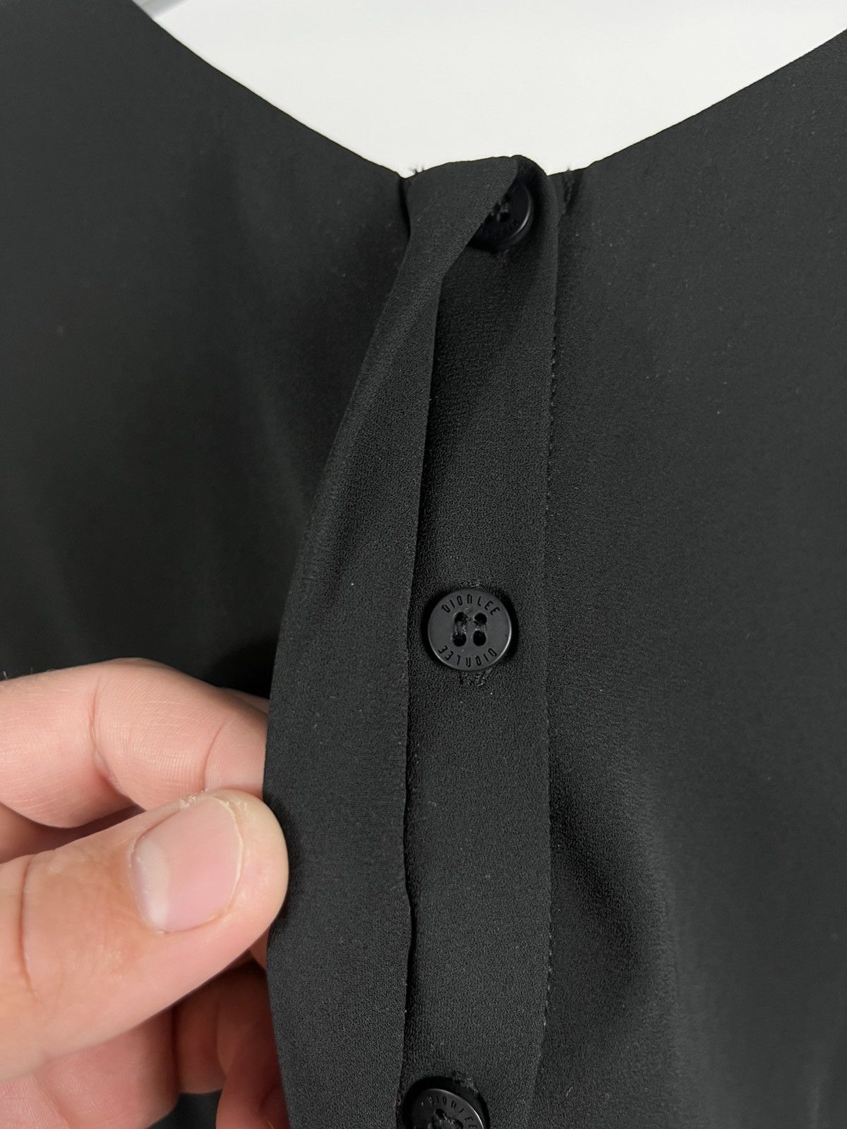 Dion Lee Dion Lee Black Cut-Out Back Long Sleeve Blouse Size US 6 Size M / US 6-8 / IT 42-44 - 3 Thumbnail