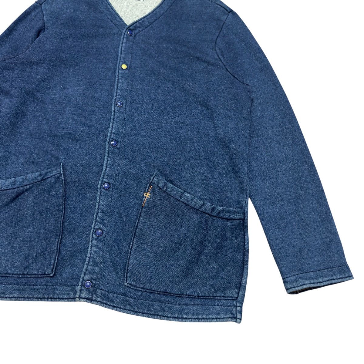 45rpm 45rpm Indigo Dyed Sweat Cardigan Size US M / EU 48-50 / 2 - 4 Thumbnail