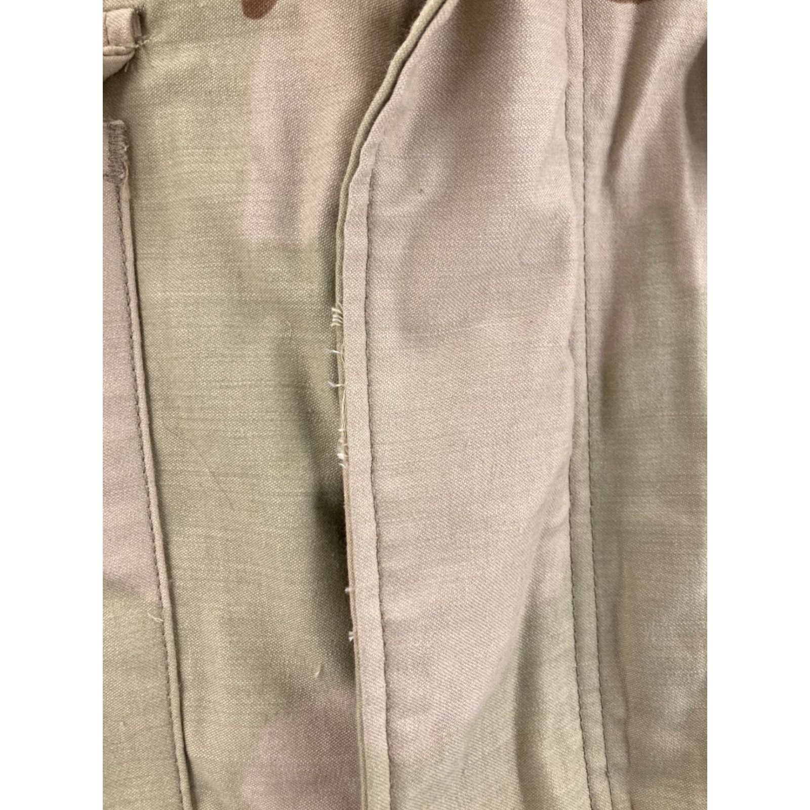 Vintage Military Coat Mens M Camouflage Desert Cotton Blend Lining Cotton Button Front Jacket Size US M / EU 48-50 / 2 - 2 Thumbnail