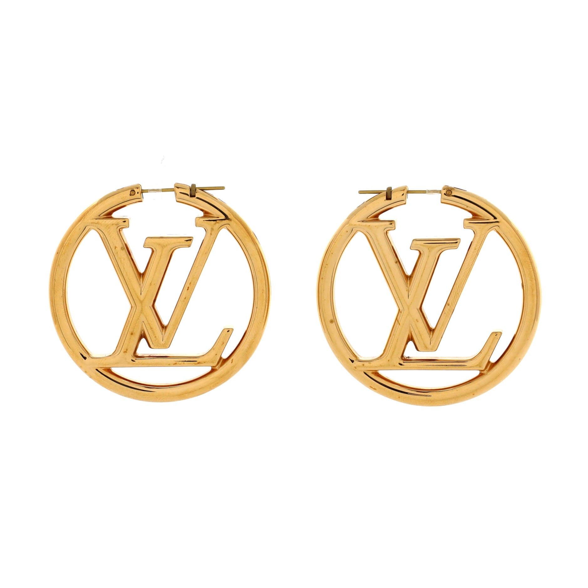 Louis Vuitton Louise Hoop Earrings Size ONE SIZE - 1 Thumbnail