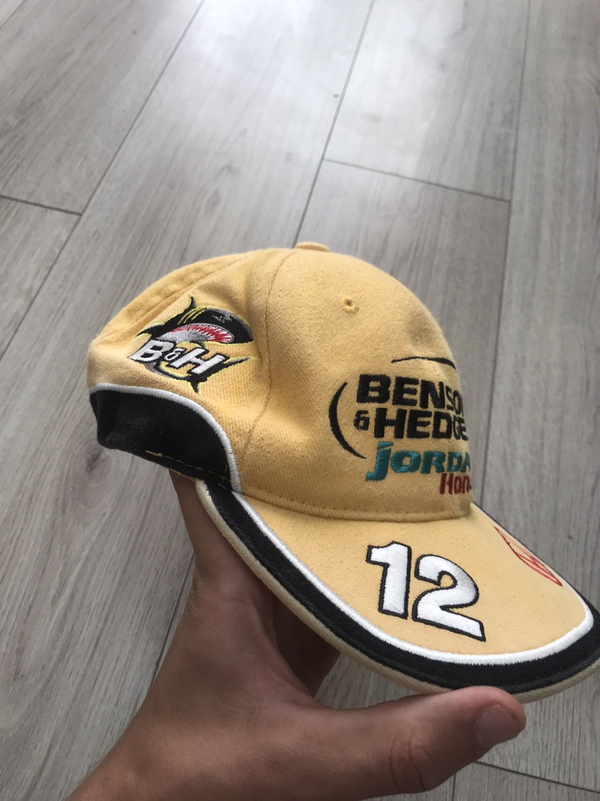 Honda × Vintage Vintage Banson & Hadges Jordan Honda 12 Racing Cap Size ONE SIZE - 2 Thumbnail