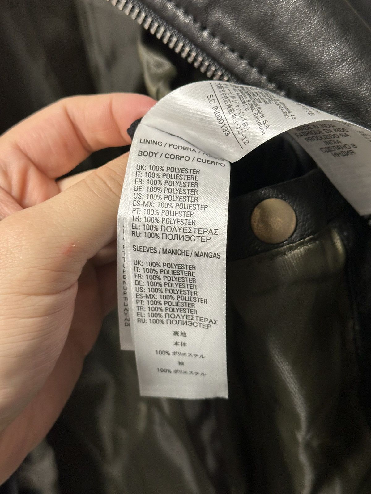 Diesel Vintage Diesel Leather Bomber Black Jacket y2k Size US M / EU 48-50 / 2 - 9 Thumbnail