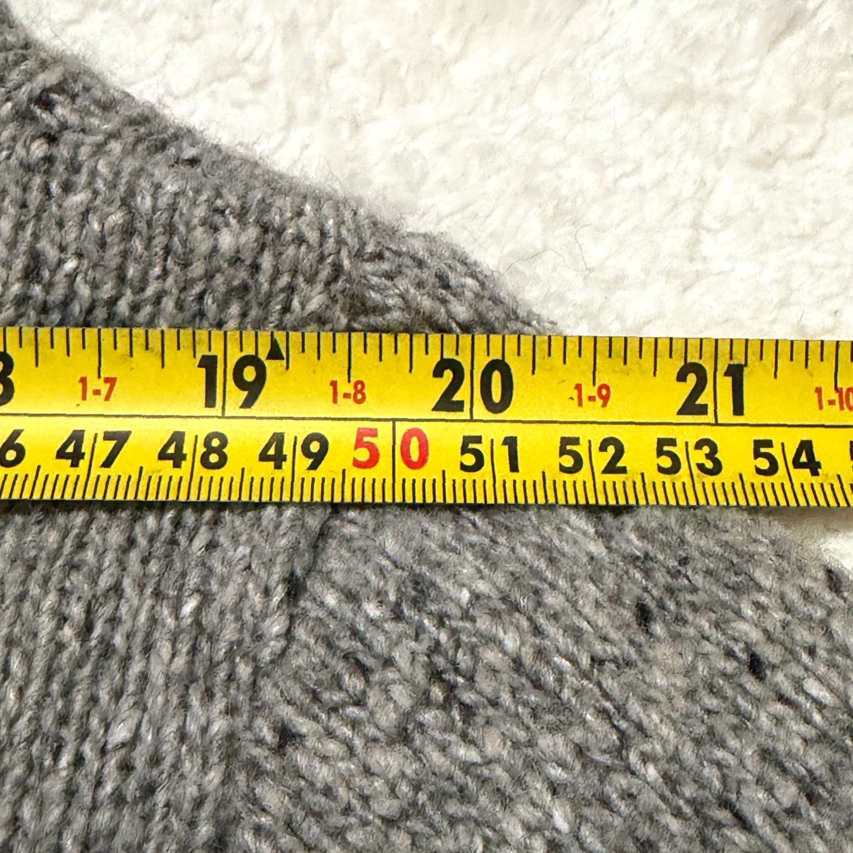 Vintage Luca Nobili Sweater Men Large Gray Heather Shawl Neck Cable Knit Pullover Italy Size US L / EU 52-54 / 3 - 7 Thumbnail