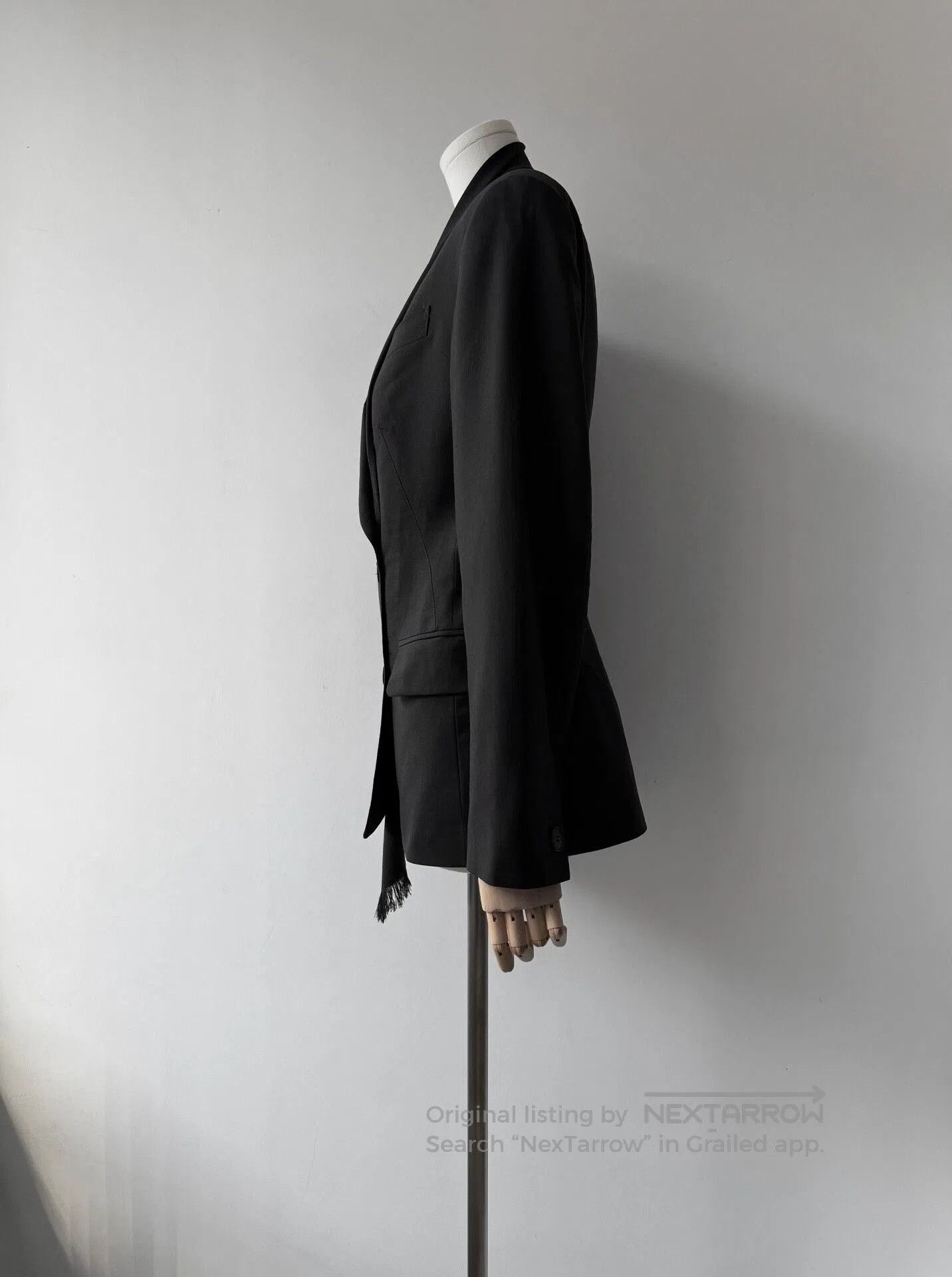Jean Paul Gaultier Jean Paul Gaultier Black Wool Blazer. Size S / US 4 / IT 40 - 5 Thumbnail