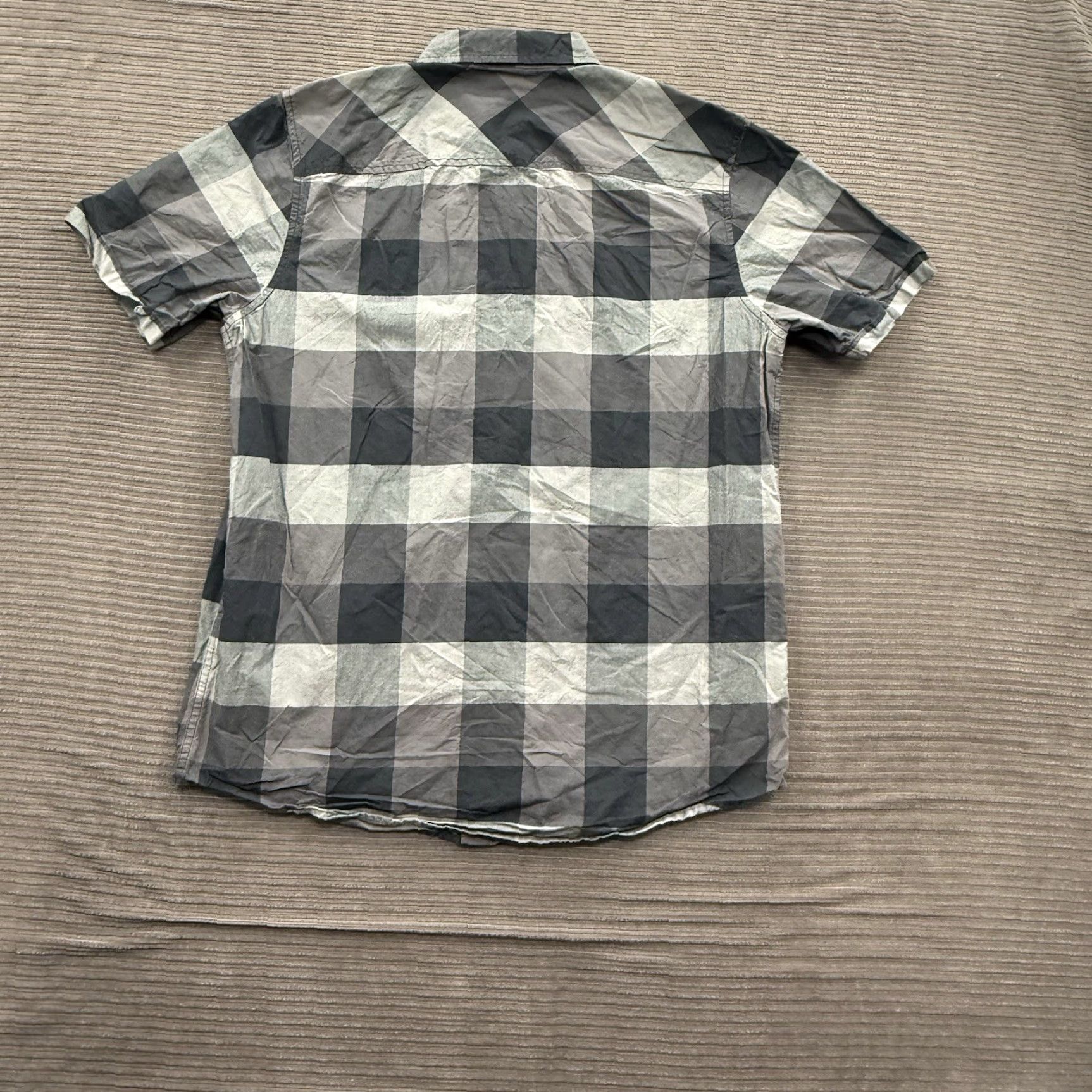 Oakley Oakley Shirt Men L Gray Plaid Cotton Regular Fit Short Sleeve Button Up Size US L / EU 52-54 / 3 - 2 Thumbnail