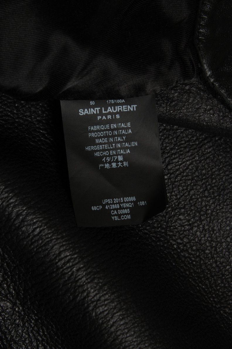 Saint Laurent Paris Saint Laurent, 2015 leather fringe jacket Size US L / EU 52-54 / 3 - 7 Thumbnail