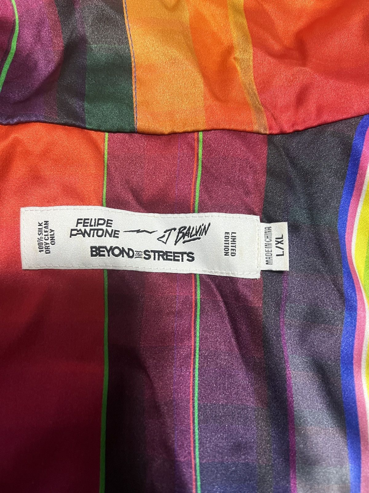 Other Felipe Pantone J.Balvin Subtractive Variability Silk Robe Size US L / EU 52-54 / 3 - 3 Thumbnail