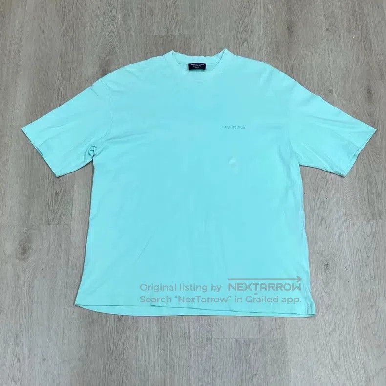 Balenciaga Balenciaga Mint green short sleeve Size US L / EU 52-54 / 3 - 1 Thumbnail