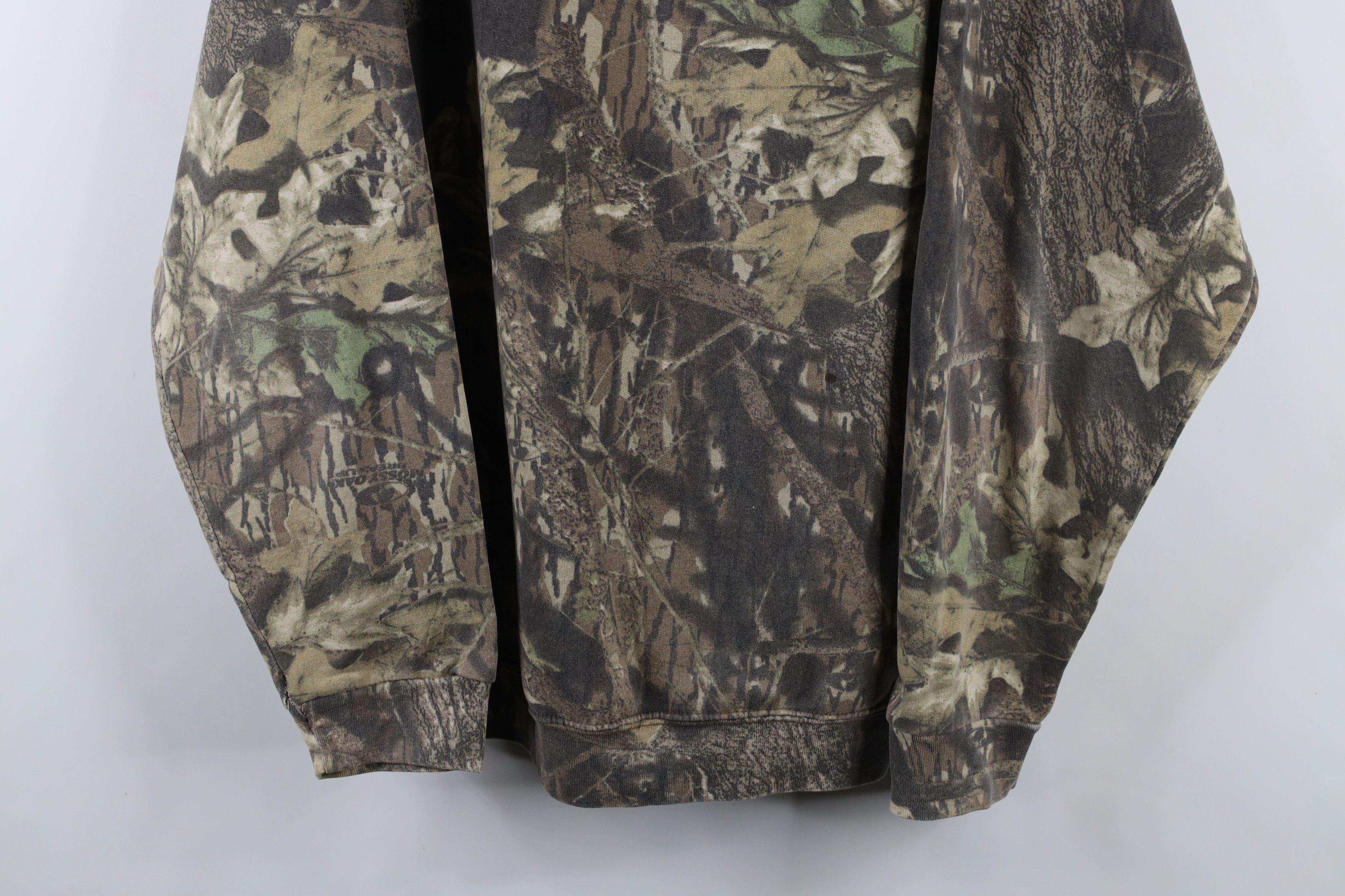 Mossy Oaks × Vintage Vintage 90s Mossy Oak Camouflage Crewneck Sweatshirt Size US XL / EU 56 / 4 - 3 Thumbnail