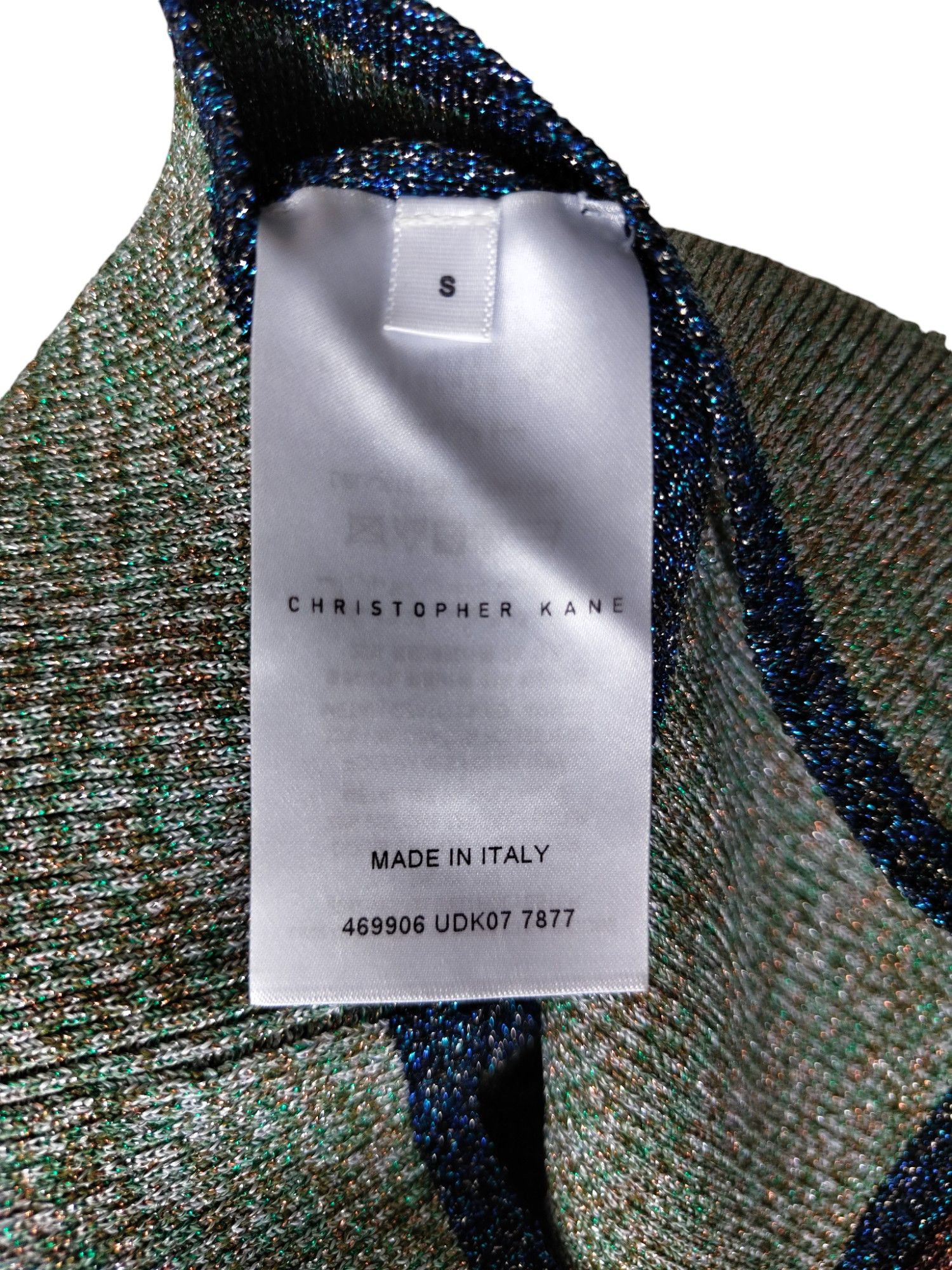 Christopher Kane Multi Color Shimmering Woven Top Size S / US 4 / IT 40 - 5 Thumbnail