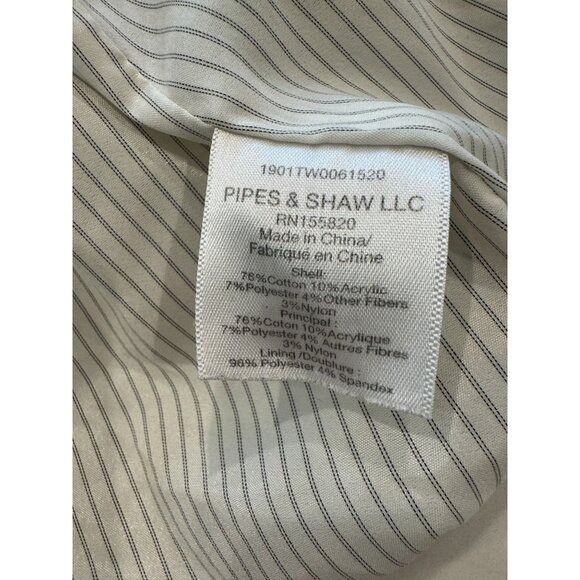Veronica Beard Veronica Beard Hosanna Tweed Striped Blazer in Black/White S Size XL / US 12-14 / IT 48-50 - 7 Thumbnail