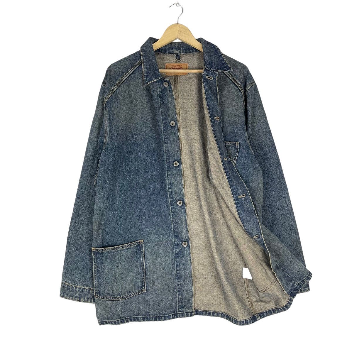 Levi's × Levi's Vintage Clothing ⚡️LEVI’S DENIM JEANS CHORE JACKET Size US XL / EU 56 / 4 - 7 Thumbnail