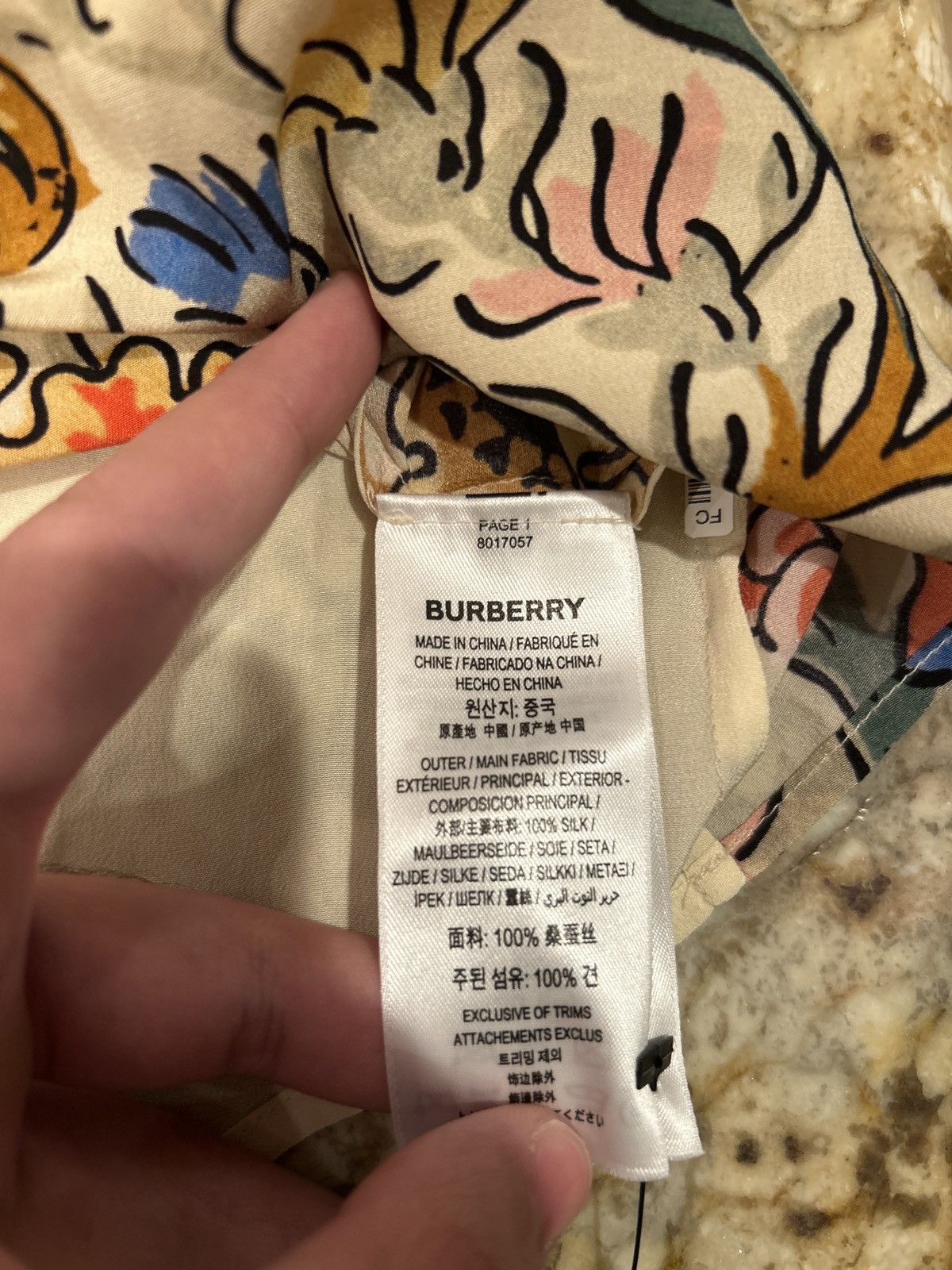 Burberry Burberry Silk Runway Shirt Size US S / EU 44-46 / 1 - 7 Thumbnail