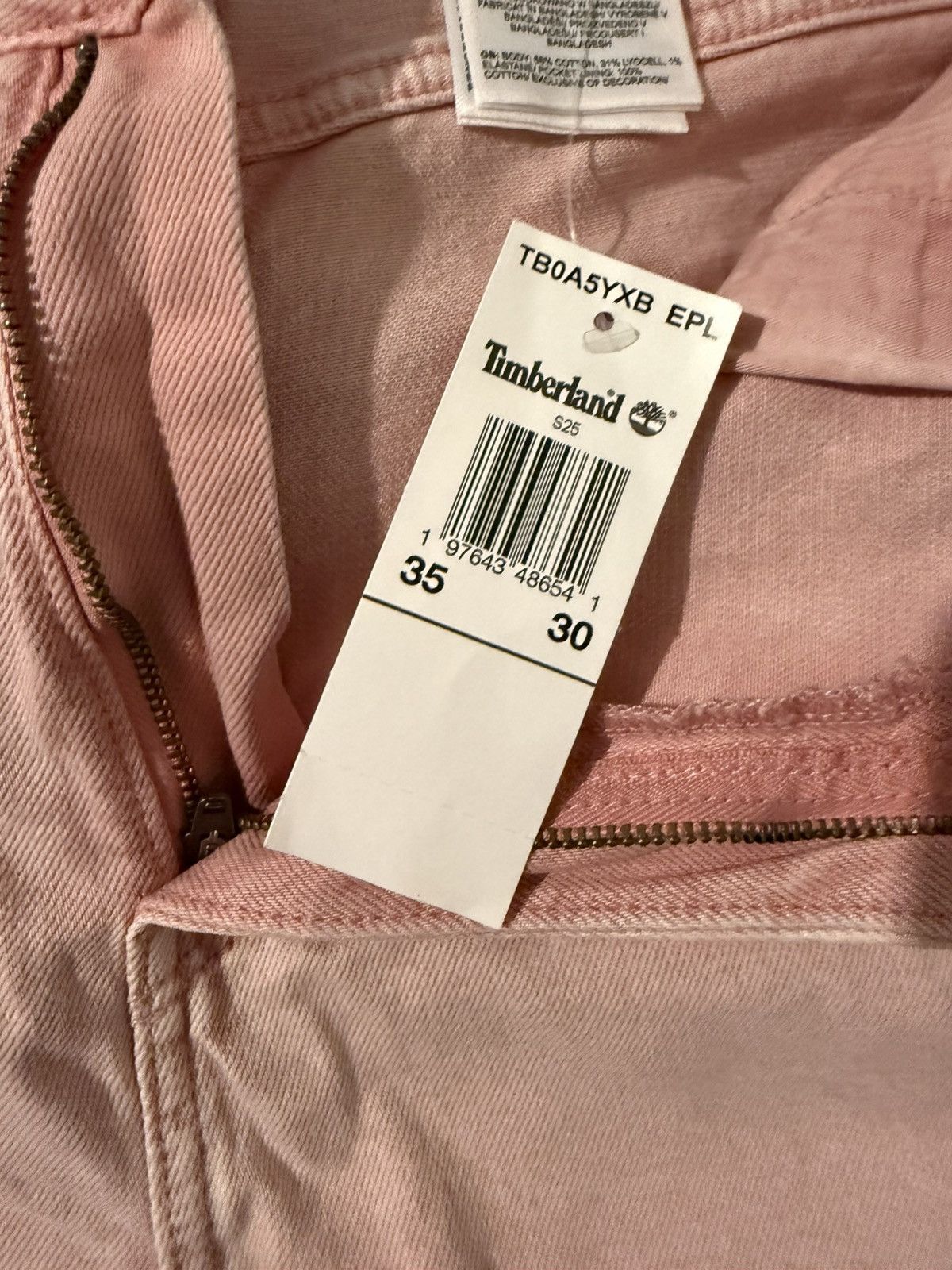 Timberland Timberland Wide Leg Fit Pants – Pink – W35 L30 –New with Tag Size 35" - 7 Thumbnail